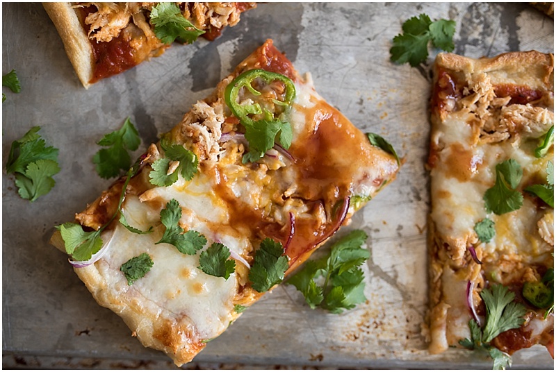 The BEST semi-homemade BBQ Chicken Pizza You have EVER had-- TheNewMrsAllen.com