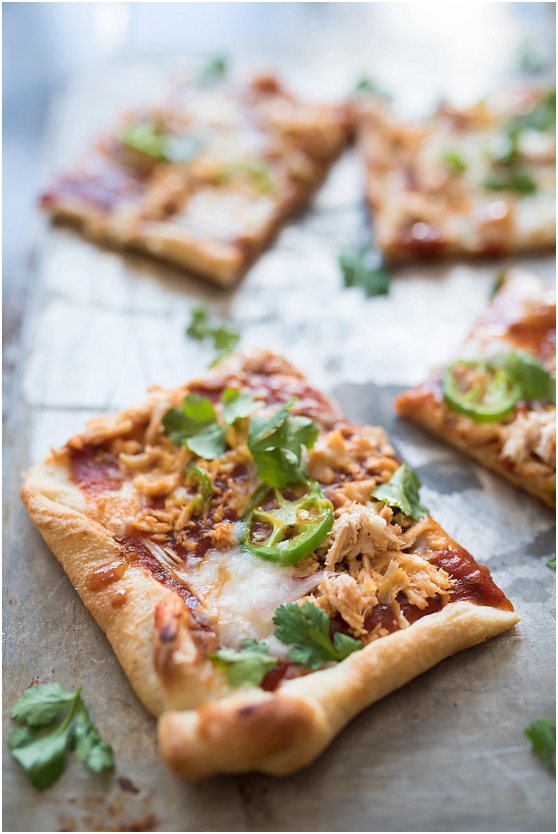 The BEST semi-homemade BBQ Chicken Pizza You have EVER had-- TheNewMrsAllen.com