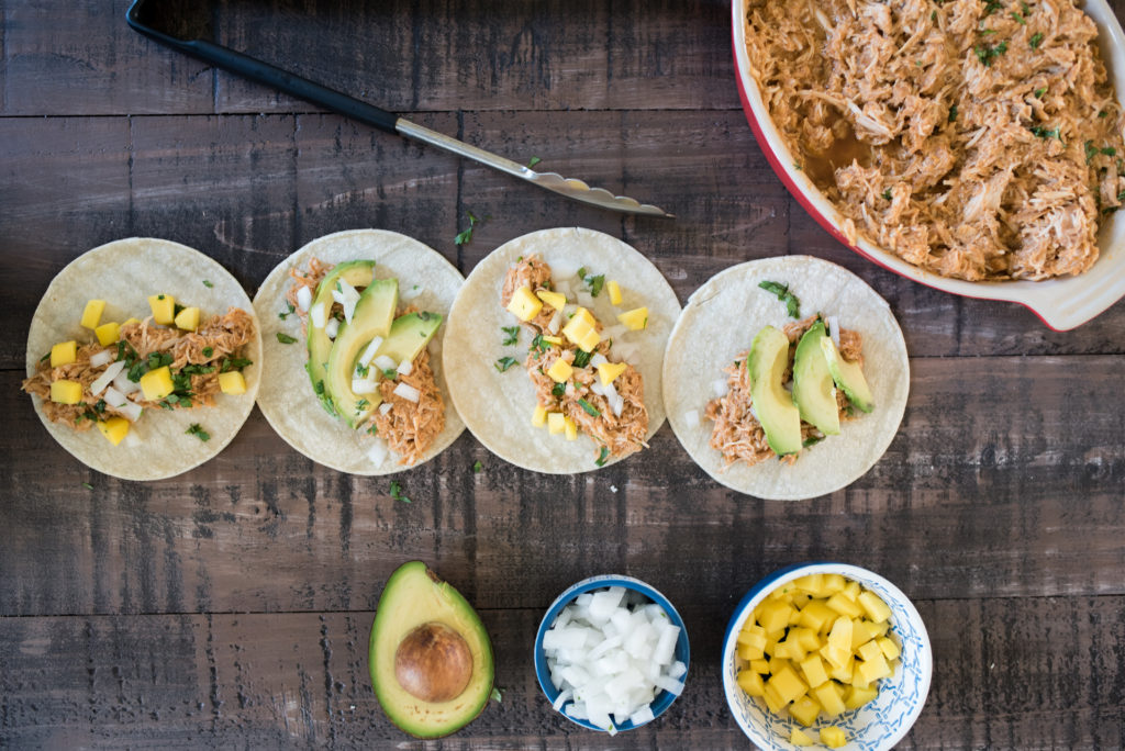 This slow cooker beef barbacoa recipe comes together in 5 minutes and cooks all day or till tender and falling apart. Dinner & leftovers will be delicious! from FirstandFull.com