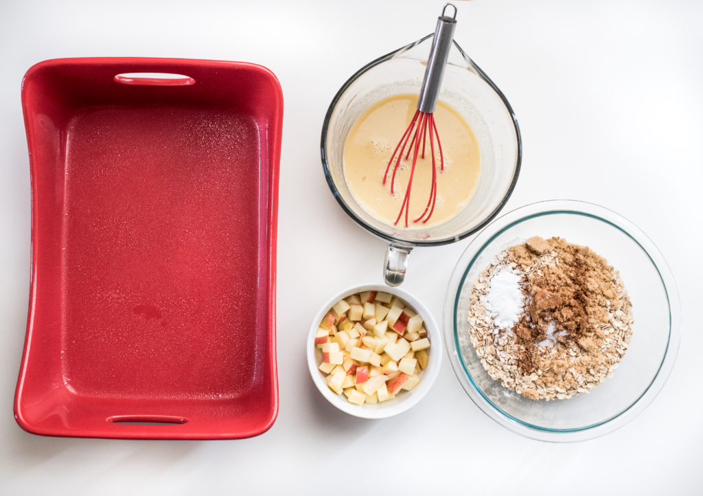 This baked apple cinnamon oatmeal is remake of the beloved quick packets. Make a pan of this at the beginning of a busy week and enjoy!