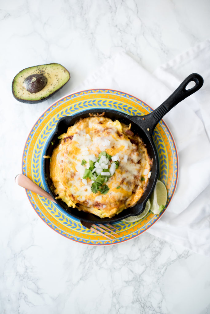 Breakfast Enchilada Stack | firstandfull.com