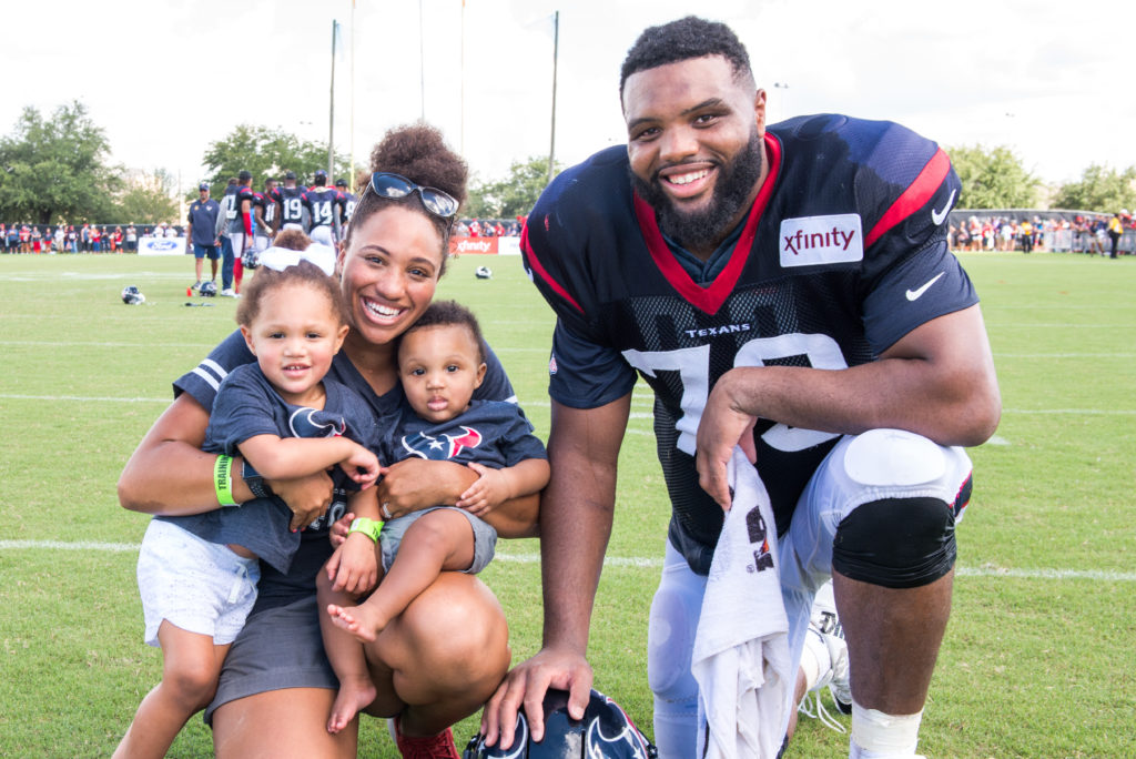 A NFL Week 1 family update of sorts. A unique perspective from an NFL wife and mother of 2. Talking Hurricane Harvey Recovery and game 1.