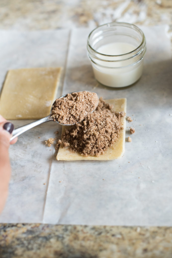 Homemade Brown Sugar Cinnamon Pop-Tarts: A crispy pastry, filled with cinnamon sugar, topped with a delicious sugary glaze. Pop- Tarts for kids + adults! 