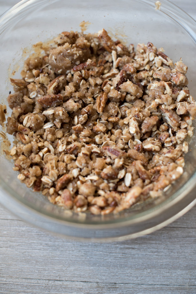 Sweet Potato Casserole with a sweet and crunchy pecan crumble. This is an adaptation of the famous Ruth Chris Sweet Potato Casserole! 