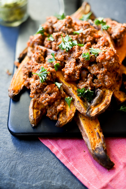 Whole30 Sloppy Joe Sweet Potato Fries