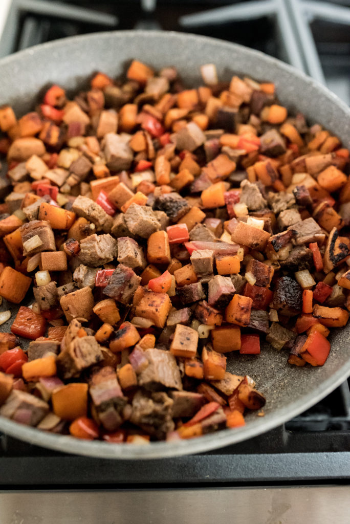 This homemade Texas BBQ Brisket Rub is flavorful; smoky, sweet, and a tad spicy. It was created with tacos in mind but makes a DELICIOUS sandwich, stuffed- potato filling, breakfast hash, nacho, and big ol' burrito bowl!